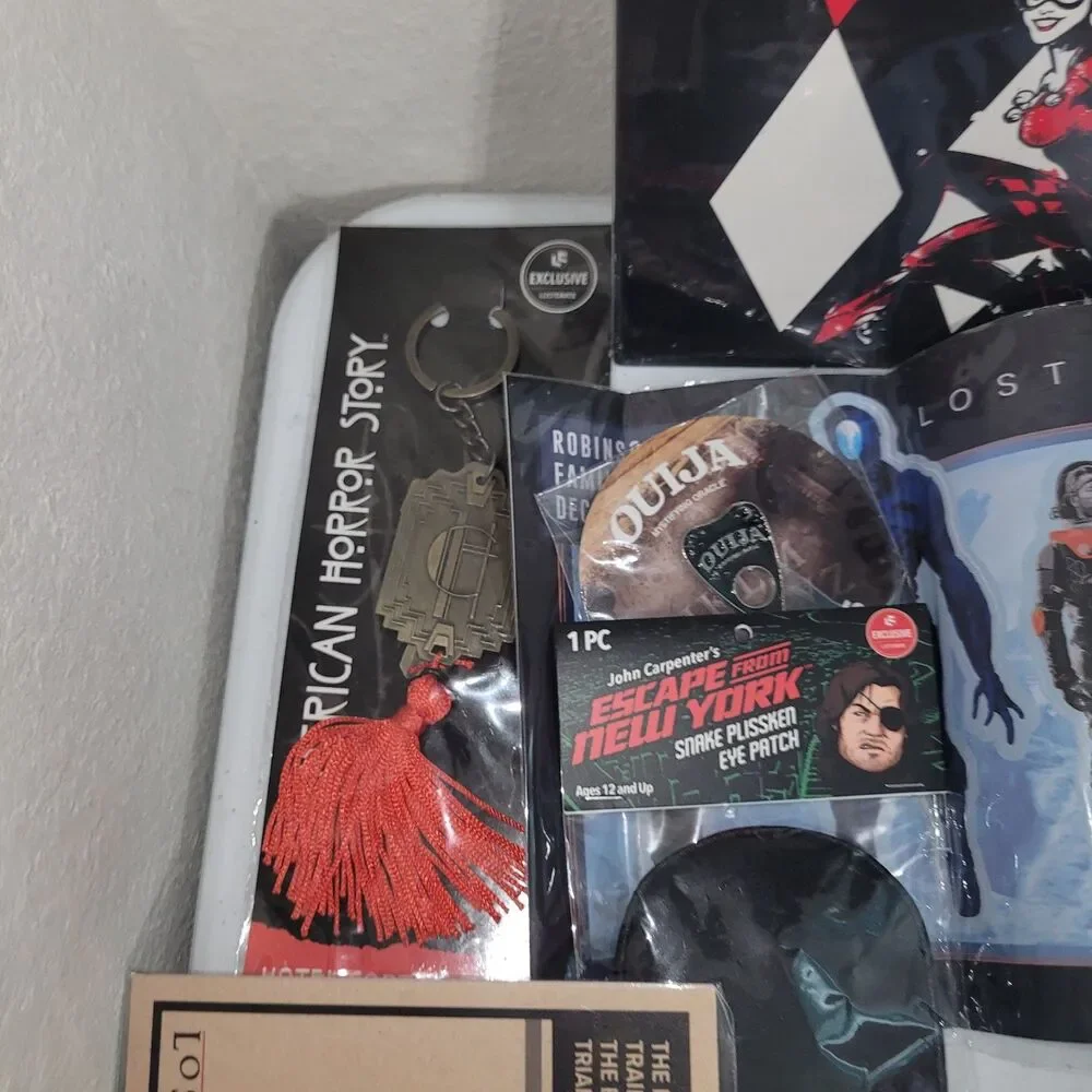 Loot crate lot random items x-files spiderman hero horror poster 90s nostalgia